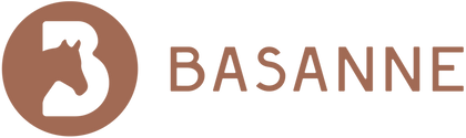 logo basanne equitation terracotta