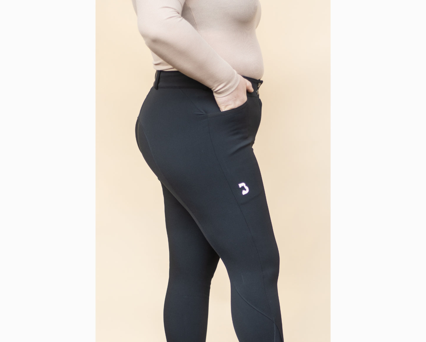 Pantalon d'équitation Eleonore, femme Grey/Orange 42 Pantalon d'équitation Eleonore, femme Grey/Orange 42