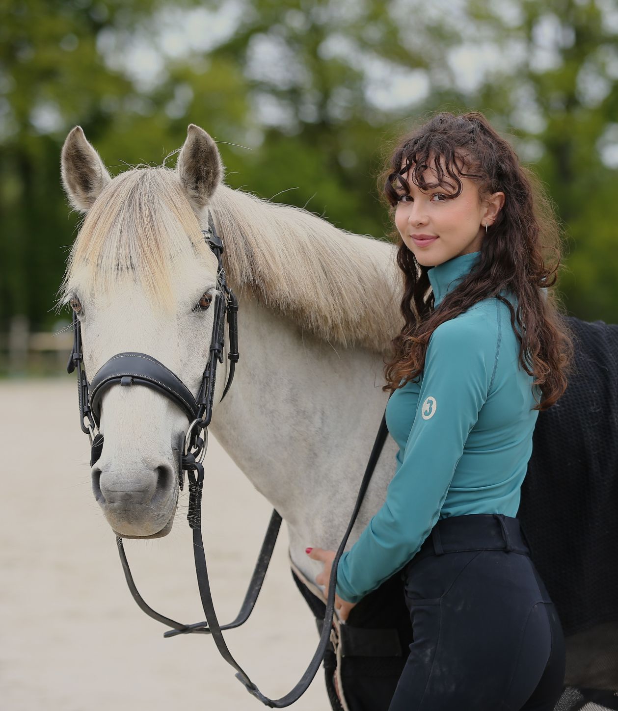 Chemise équitation femme Horze Mina respirante