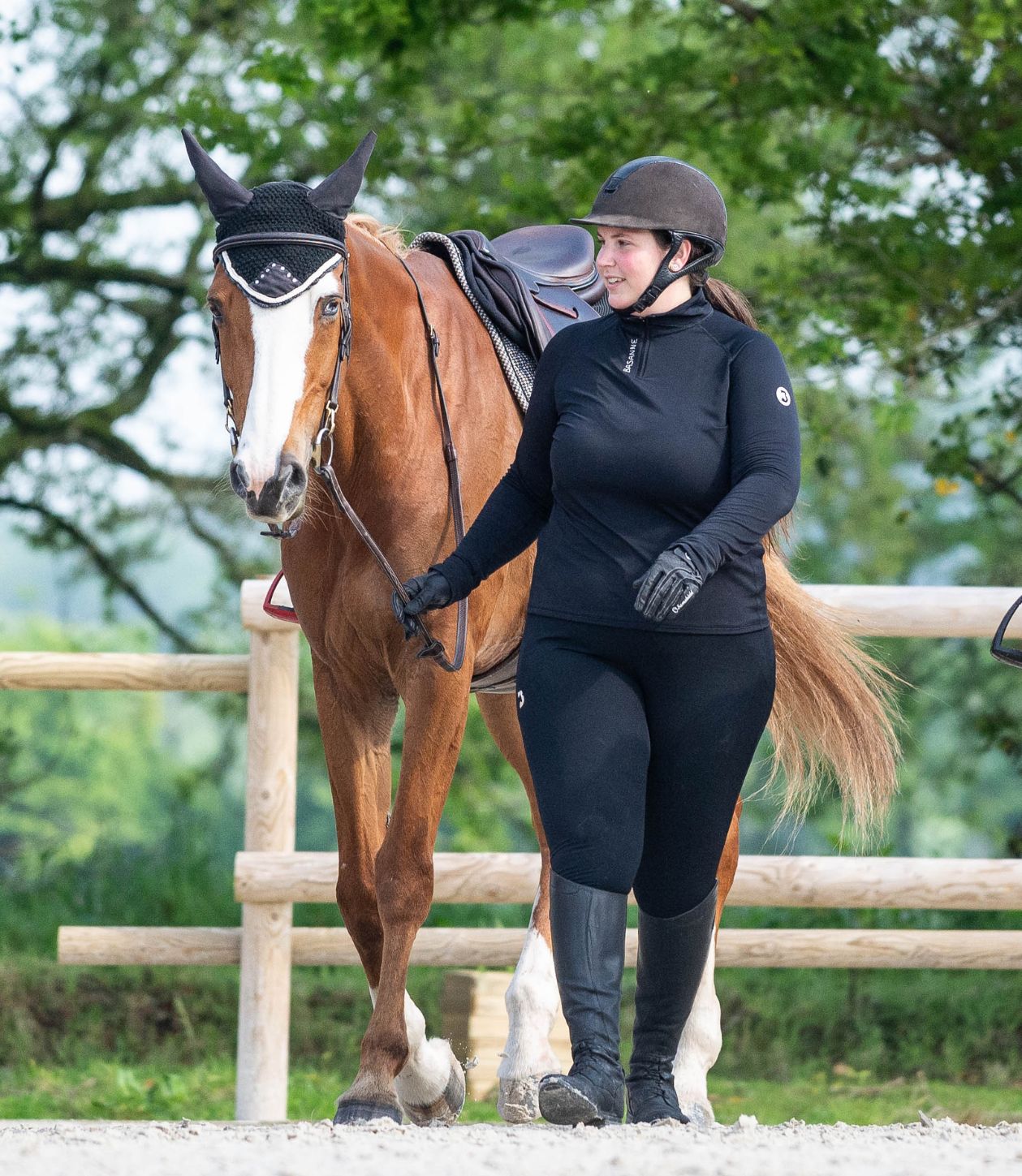 Haut thermique d'équitation femme • BASANNE